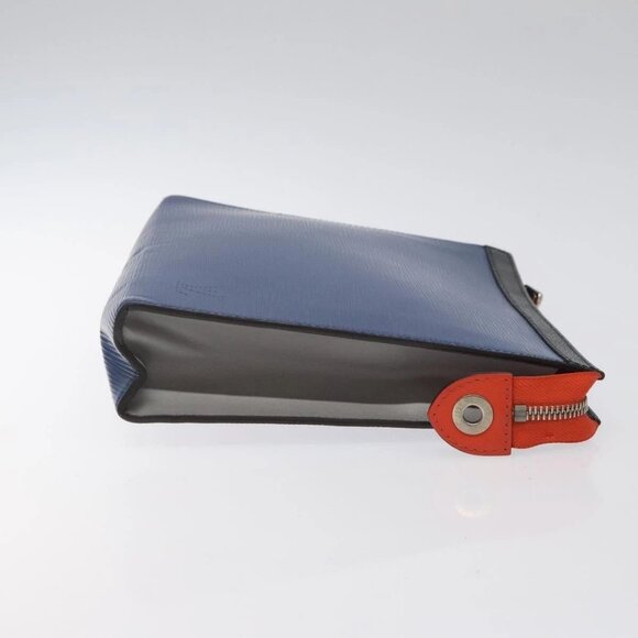 LOUIS VUITTON Epi Pochette Voyager MM Pouch Blue M62912 LV Auth 127163 - Picture 6 of 16